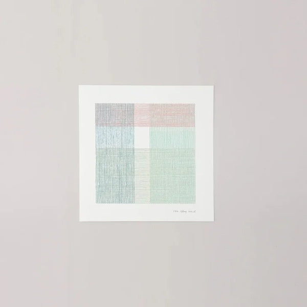 a good view | KANGAS カンガス (blue x pink) | 北欧 アートポスター