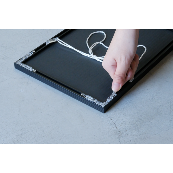 ART PRINT JAPAN | フィットフレーム | アルミ額縁 (black) アートプリントジャパン ブラック 黒