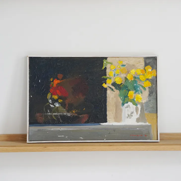 JOHN THORGREN (ジョン・ソーグレン) | Still Life | Oil painting 油絵 北欧 スウェーデン ミッドセンチュリー MDC
