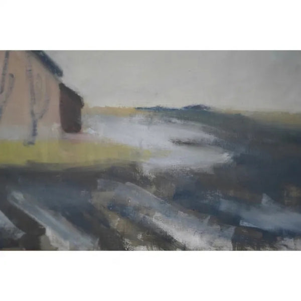 GUSTAV RUDBERG (グスタフ・ルードバーグ) | Studio View, Hven | Oil painting 油絵 北欧 スウェーデン ミッドセンチュリー MDC