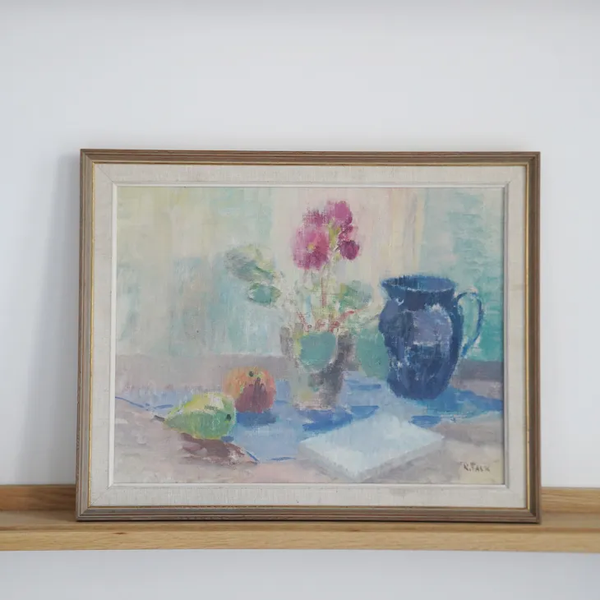 RAGNAR FALK (ラグナル・フォーク) | Still Life | Oil painting 油絵 北欧 スウェーデン ミッドセンチュリー MDC