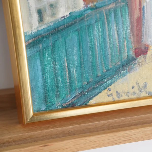 TAGE GARVIK (ターゲ・ガーヴィック) | Stryso-Tangen | Oil painting 油絵 北欧 スウェーデン ミッドセンチュリー MDC