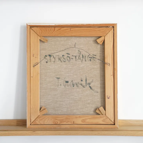 TAGE GARVIK (ターゲ・ガーヴィック) | Stryso-Tangen | Oil painting 油絵 北欧 スウェーデン ミッドセンチュリー MDC