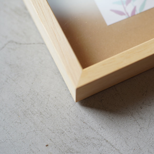 A.P.J. | クリアボックスフレーム 正方形サイズ 20角 30角 (ナチュラル/オーク/ホワイト) | 木製額縁