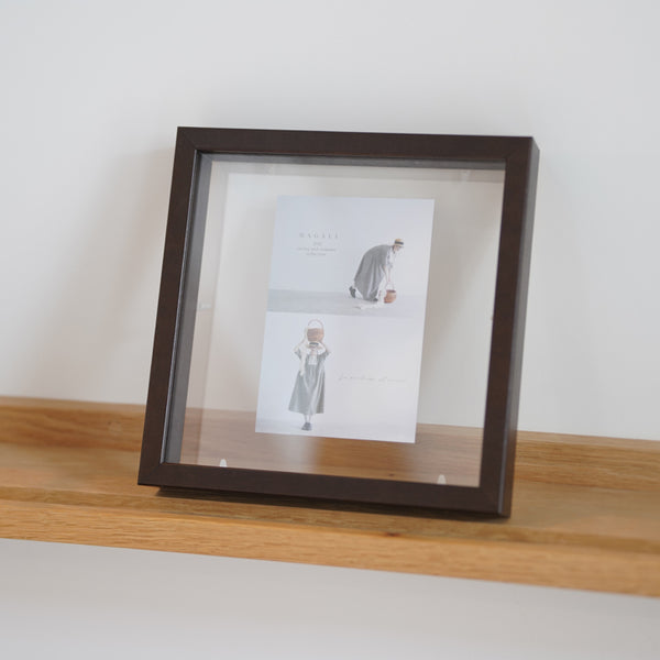 A.P.J. | クリアボックスフレーム 正方形サイズ 20角 30角 (ナチュラル/オーク/ホワイト) | 木製額縁