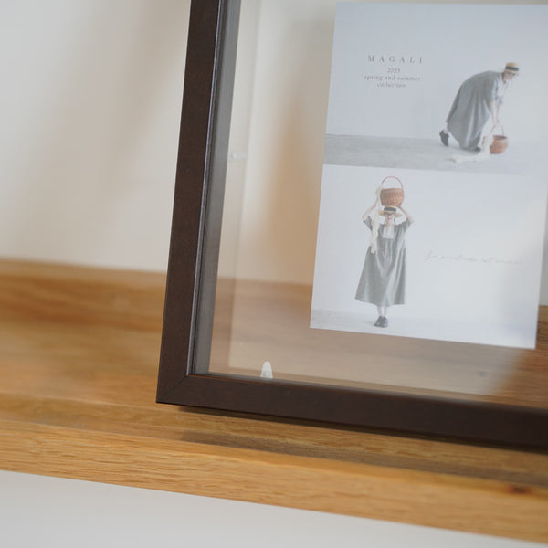 A.P.J. | クリアボックスフレーム 正方形サイズ 20角 30角 (ナチュラル/オーク/ホワイト) | 木製額縁