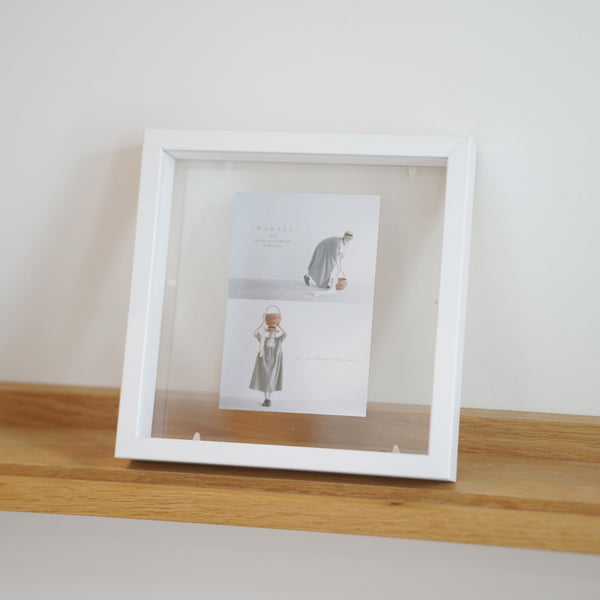 A.P.J. | クリアボックスフレーム 正方形サイズ 20角 30角 (ナチュラル/オーク/ホワイト) | 木製額縁