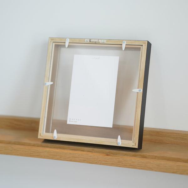 A.P.J. | クリアボックスフレーム 正方形サイズ 20角 30角 (シャンパンゴールド/ヘアラインシルバー) | 木製額縁