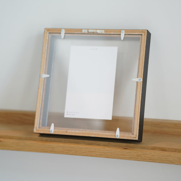 A.P.J. | クリアボックスフレーム 正方形サイズ 20角 30角 (シャンパンゴールド/ヘアラインシルバー) | 木製額縁