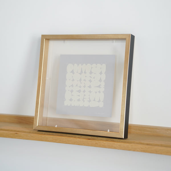 A.P.J. | クリアボックスフレーム 正方形サイズ 20角 30角 (シャンパンゴールド/ヘアラインシルバー) | 木製額縁