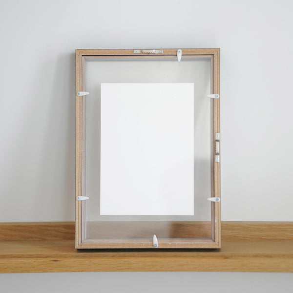 A.P.J. | クリアボックスフレーム A4/A3/太子サイズ (シャンパンゴールド/ヘアラインシルバー) | 木製額縁