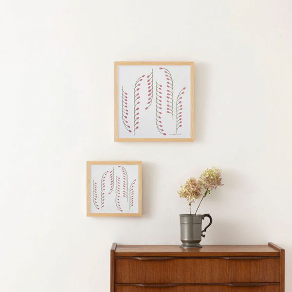 a good view | dream plants (pink) | 北欧 アートポスター おしゃれ リビング ドリームプランツ エリザ デフォッセ・菊地