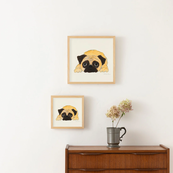パグのアートポスター