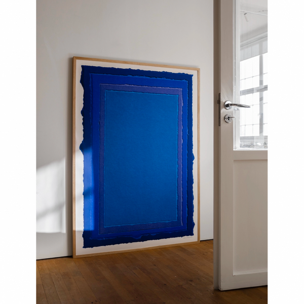 FINE LITTLE DAY | BLUES | アートプリント/ポスター (50x70cm) 北欧 インテリア ファインリトルデイ Oscar Laufersweiler