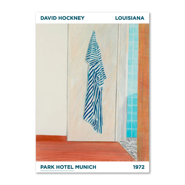 【3月入荷予定】LOUISIANA | DAVID HOCKNEY - PARK HOTEL MUNICH (1972) | A2 アートプリント/ポスター 北欧 デンマーク おしゃれ