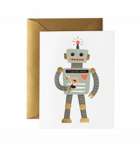 RIFLE PAPER CO. | ROBOT LOVE (NO.GCL031) | 出産祝い | グリーティングカード