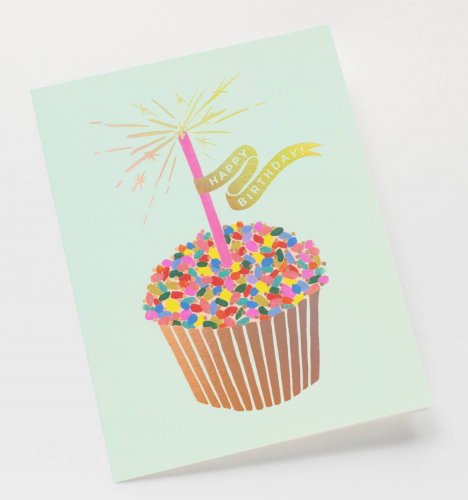 RIFLE PAPER CO. | CUPCAKE BIRTHDAY (GCB051) | バースデー | グリーティングカード