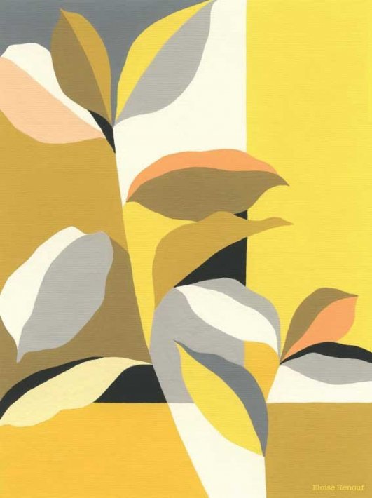 ELOISE RENOUF | COLOUR GARDEN PRINT (yellow) | A4 アートプリント/ポスター