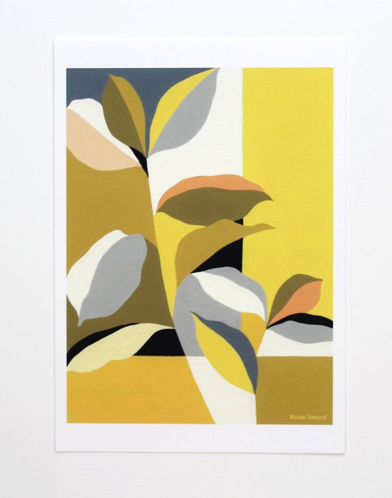 ELOISE RENOUF | COLOUR GARDEN PRINT (yellow) | A4 アートプリント/ポスター