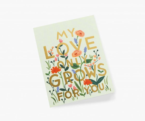 RIFLE PAPER CO. | LOVE GROWS (GCL038) | グリーティングカード