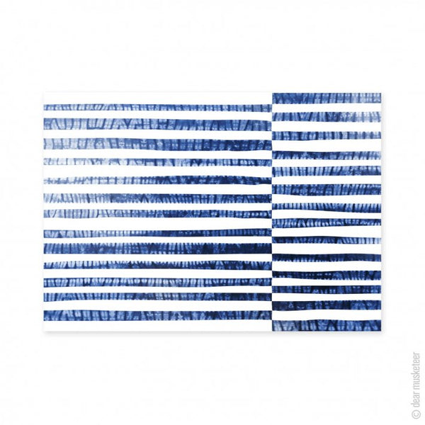 dear musketeer | SHIBORI STRIPES PRINT | A2 アートプリント/ポスター