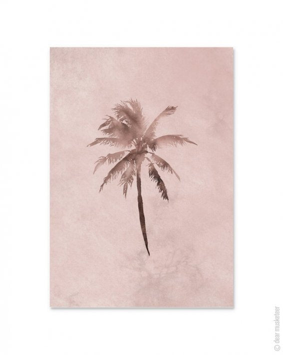 dear musketeer | PALM TREE WATERCOLOUR PRINT | A3 アートプリント/ポスター