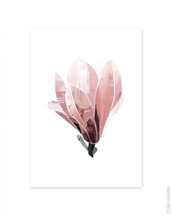 dear musketeer | MAGNOLIA PAINTED ABSTRACT PRINT | A3 アートプリント/ポスター