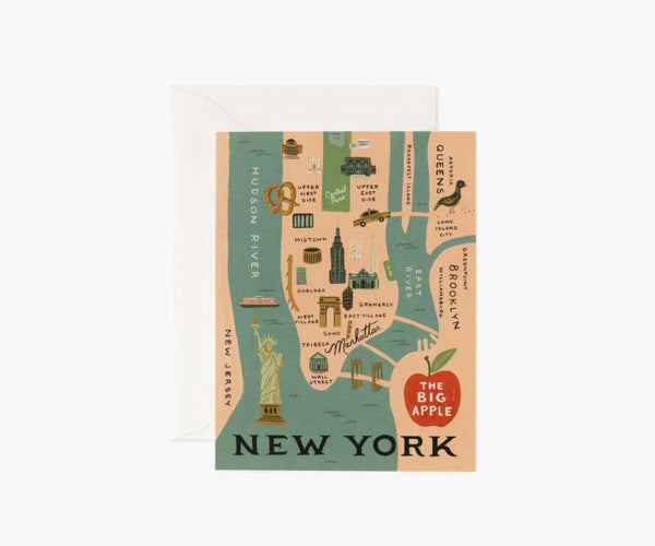 RIFLE PAPER CO. | NYC ニューヨークアップル (GCM168) | グリーティングカード