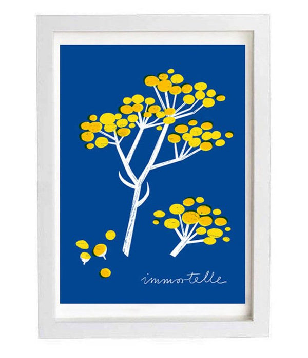 ANEK | Immortelle Botanical Art Print | A4 アートプリント/ポスター 北欧 カフェ レストラン インテリア おしゃれ