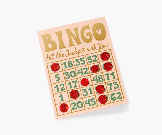 RIFLE PAPER CO. | BINGO (GCL043) | グリーティングカード ライフルペーパー ステーショナリー 手紙 ギフト