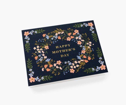 RIFLE PAPER CO. | MOTHER'S DAY WREATH (GCHM023) | グリーティングカード ライフルペーパー 母の日 手紙 ギフト