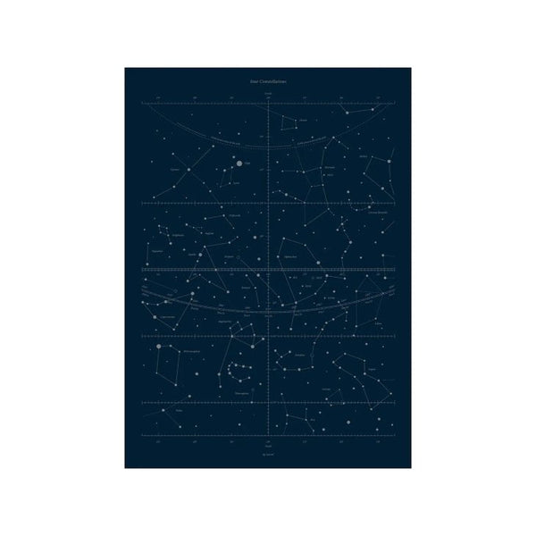 BY GARMI | Star Constellations DARK | アートプリント/ポスター (50x70cm) | 北欧 シンプル アート インテリア おしゃれ【受注発注/納期約2ヶ月】