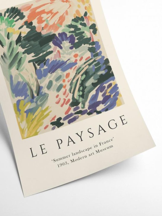 LE PAYSAGE | Exhibition art | アートプリント/ポスター