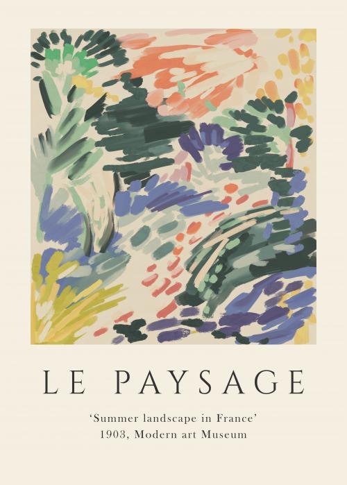 LE PAYSAGE | Exhibition art | アートプリント/ポスター