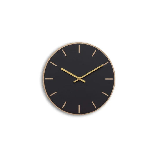 hemverk (ヘンベルク) | Wall Clock Linoleum φ280mm (smoky blue / nero) | 時計 掛け時計 北欧 デンマーク インテリア