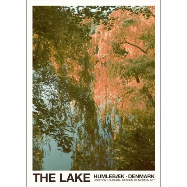 Florent Bodart | Louisiana THE LAKE | 50x70cm アートポスター 北欧 デンマーク 500x700mm ルイジアナ美術館