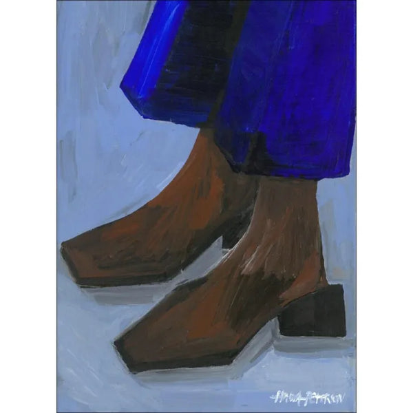 THE POSTER CLUB x HANNA PETERSON | Boots and Blues | アートポスター 北欧 スウェーデン