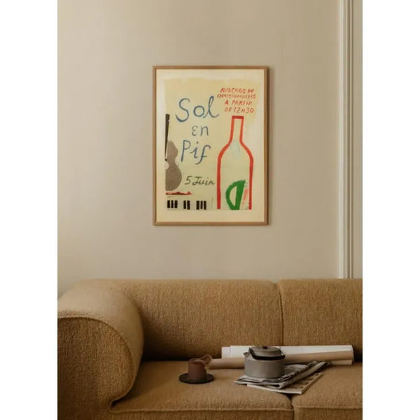 THE POSTER CLUB x MAX OSOSKI | Sol en Pif | アートポスター 北欧 ポスタークラブ パステルカラー