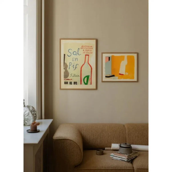 THE POSTER CLUB x MAX OSOSKI | Sol en Pif | アートポスター 北欧 ポスタークラブ パステルカラー