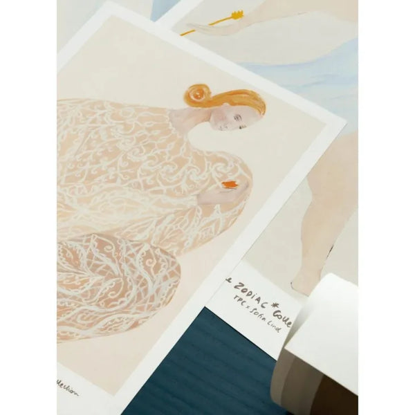 THE POSTER CLUB x SOFIA LIND | Aries 牡羊座 | アートポスター 北欧 ポスタークラブ ソフィアリンド 星座 おひつじ座