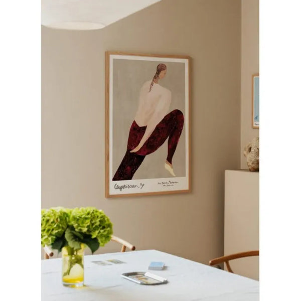 THE POSTER CLUB x SOFIA LIND | Capricorn 山羊座 | アートポスター 北欧 ポスタークラブ ソフィアリンド 星座 やぎ座