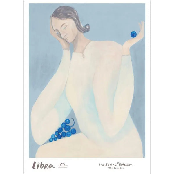 THE POSTER CLUB x SOFIA LIND | Libra 天秤座 | アートポスター 北欧 ポスタークラブ ソフィアリンド 星座 てんびん座