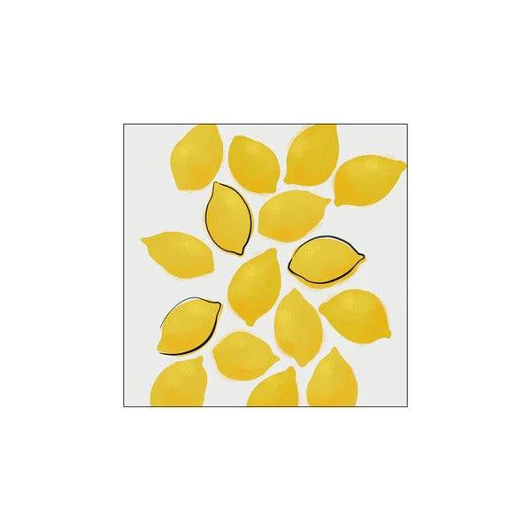 Rosana Laiz Blursbyai | Lemons I | 50x50cm アートプリント/アートポスター 北欧 デンマーク【受注発注/納期約2ヶ月】