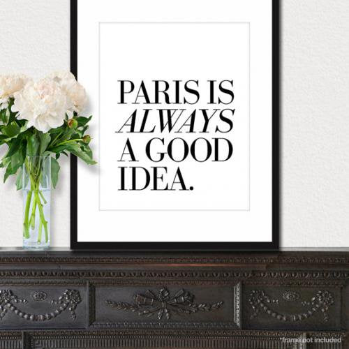 THE LOVE SHOP | PARIS IS ALWAYS A GOOD IDEA | A4 アートプリント/ポスター