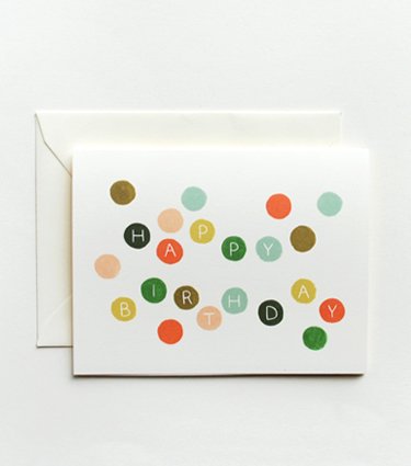 RIFLE PAPER CO. | BIRTHDAY DOTS (GCB003) | バースデー | グリーティングカード