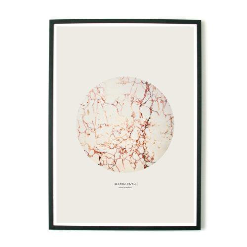 aboutgraphics | MARBLEOUS - CREAM | アートプリント/ポスター (50x70cm)