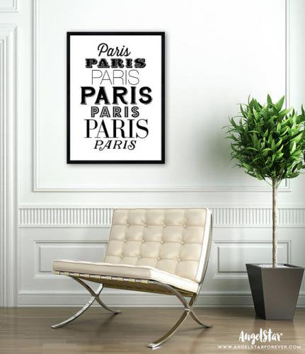 THE LOVE SHOP | PARIS, PARIS, PARIS | A4 アートプリント/ポスター