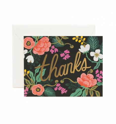 RIFLE PAPER CO. | BIRCH FLORAL THANK YOU | グリーティングカード