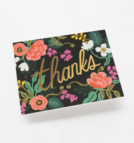 RIFLE PAPER CO. | BIRCH FLORAL THANK YOU | グリーティングカード