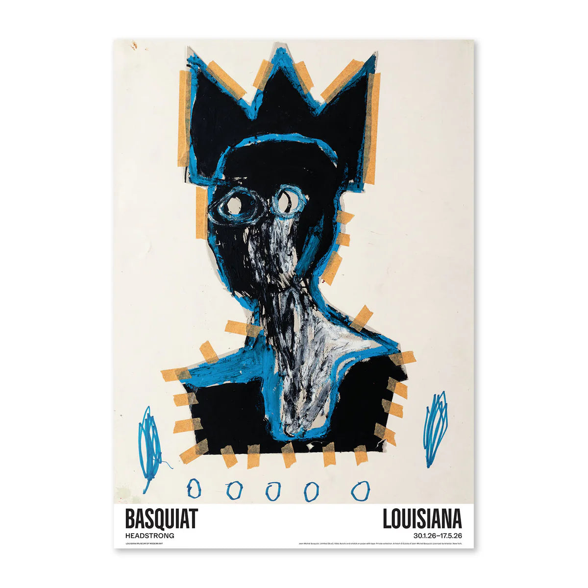 LOUISIANA | JEAN-MICHEL BASQUIAT - UNTITLED BUST | A2 アート